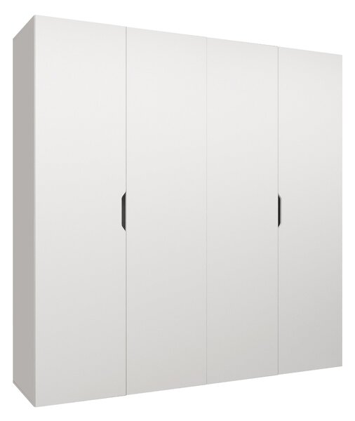 Gardróbszekrény Hartford 513, Laminált forgácslap, 202x200x50cm, Fehér