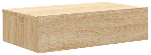 Sonoma tölgyszínű TV-szekrény LED-lámpákkal 60x35x15,5 cm