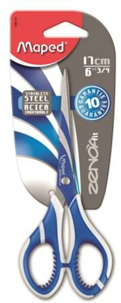 Olló, általános, 17 cm, MAPED Zenoa Fit (IMA596110)