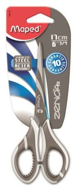 Olló, általános, 17 cm, MAPED Zenoa Fit (IMA596110)