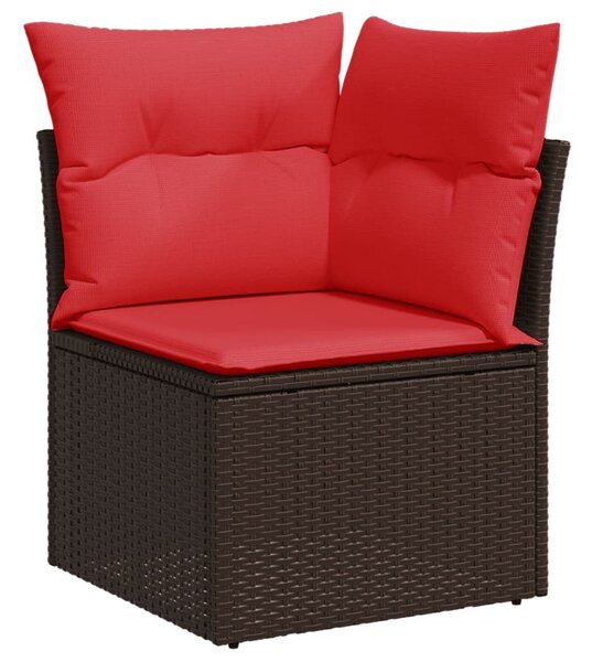 | Kerti kanapé | párnával Barna 62 x 62 x 69 cm Poli rattan