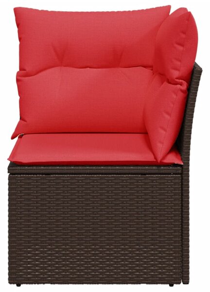 | Kerti kanapé | párnával Barna 62 x 62 x 69 cm Poli rattan