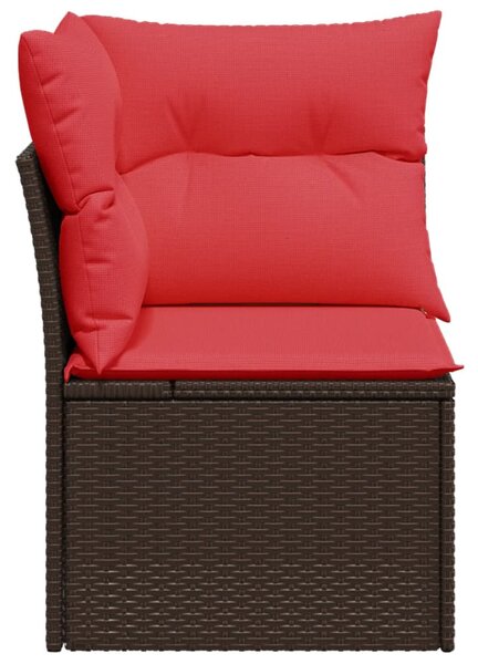 | Kerti kanapé | párnával Barna 62 x 62 x 69 cm Poli rattan
