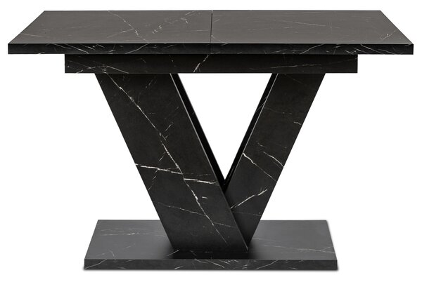 JAKS Clark étkezőasztal 120 cm fekete márvány glamour