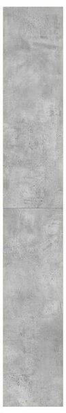 Könyvespolc 6 szintes 100 x 30 x 198 cm Szerelt Fa Beton Szürke