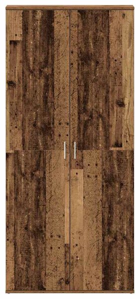 Cipőszekrény 80 x 39 x 178 cm Szerelt Fa Öreg fa