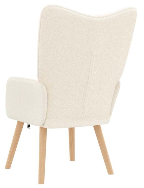 Karosszék Krém 62 x 67 x 95,5 cm Sherpa szövet