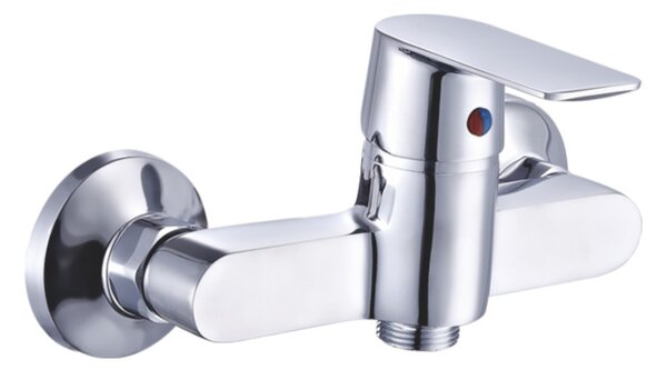 Eurostandard zuhany csaptelep - zuhahyszettel - fix falitartóval - KRÓM