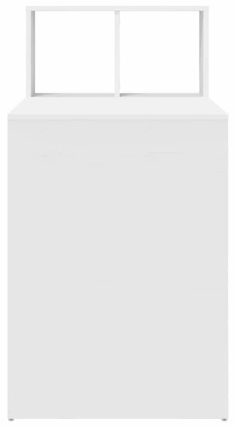 Asztal Fehér Szerelt Fa 108 x 55 x 103.5 cm