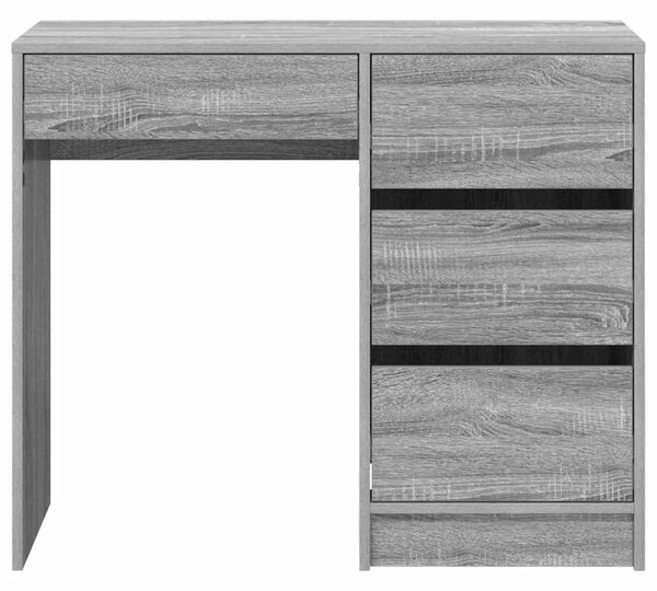 Asztal Szürke Sonoma Szerelt Fa 90 x 37.5 x 75 cm