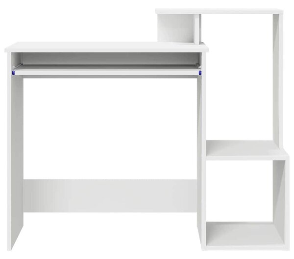 Asztal Fehér Szerelt Fa 106 x 41 x 88.5 cm