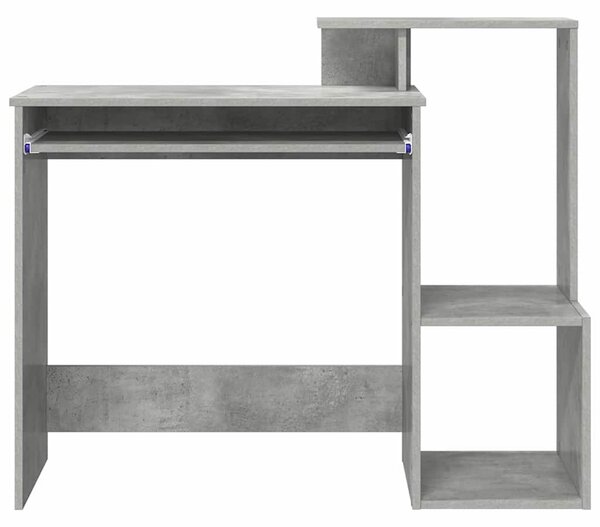 Asztal Beton Szürke Szerelt Fa 106 x 41 x 88.5 cm