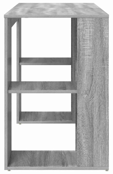 Asztal Szürke Sonoma Szerelt Fa 130 x 50.5 x 75 cm