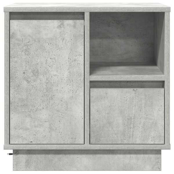 Éjjeliszekrény Beton Szürke 50 x 34,5 x 50 cm Szerelt fa