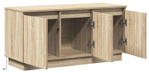 TV szekrény 100 x 38 x 49 cm Sonoma tölgy Szerelt Fa