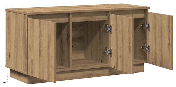 TV szekrény 100 x 38 x 49 cm Artisan tölgy Szerelt Fa
