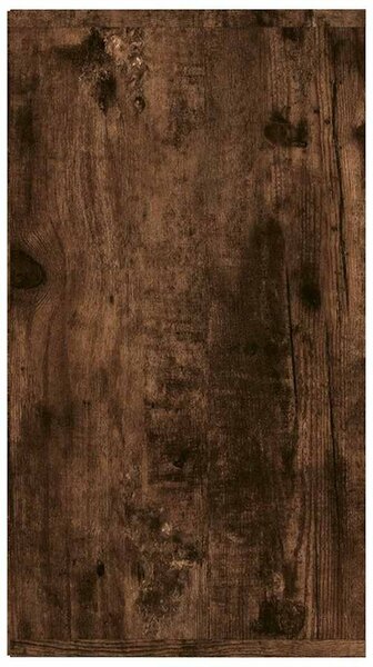Füstös tölgy színű szerelt fa cipőtároló pad 103x30x55 cm