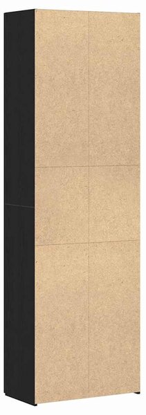 Irodai szekrény Fekete tölgy 60 x 32 x 190 cm Szerelt Fa