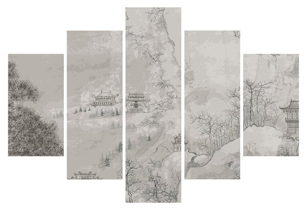 Kép - Kínai táj (150x105 cm)