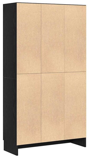 Könyvespolc 3 szintes 82,5 x 30,5 x 150 cm Szerelt Fa