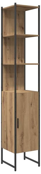 Fürdőszoba bútor szett 4 db Barna 33 x 33 x 185,5 cm Szerelt fa
