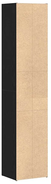 Könyvespolc 4 szintes 36 x 30 x 171 cm Szerelt Fa Fekete tölgy