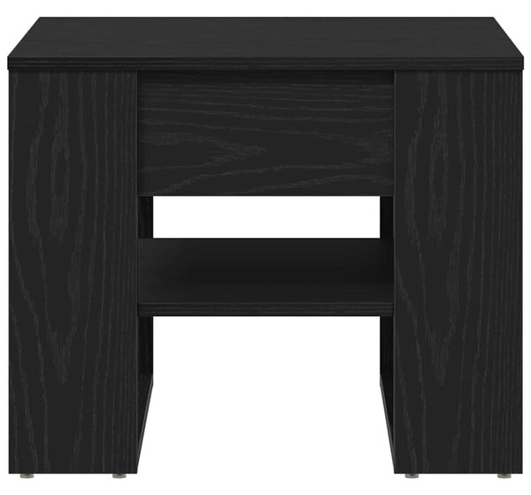 Dohányzóasztal Fekete tölgy 55,5 x 55 x 45 cm Szerelt Fa