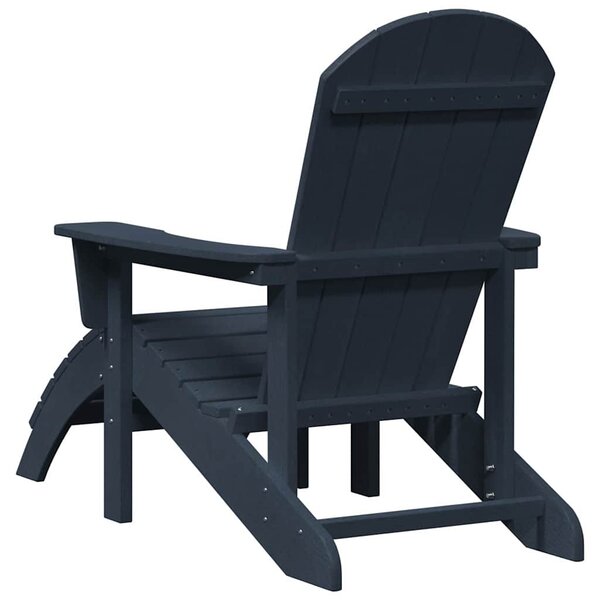 Adirondack szék Sötétkék HDPE