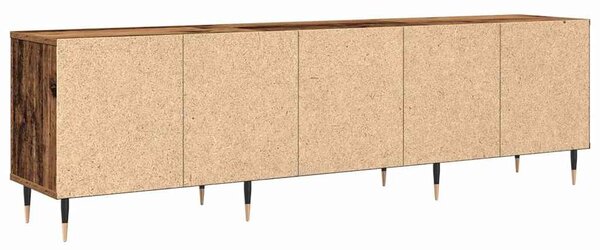 TV szekrény 150 x 30 x 45 cm Öreg fa Szerelt Fa