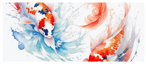 Kép - Halak (120x50 cm)