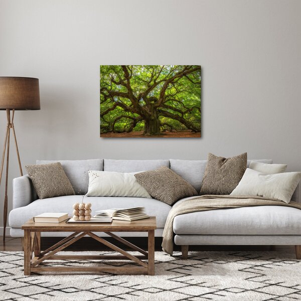 Kép - Zöld fa (70x50 cm)