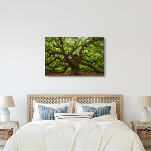Kép - Zöld fa (90x60 cm)