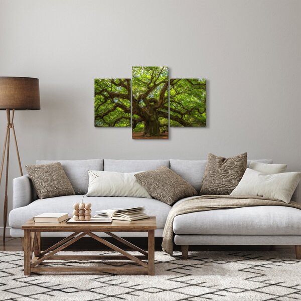Kép - Zöld fa (90x60 cm)
