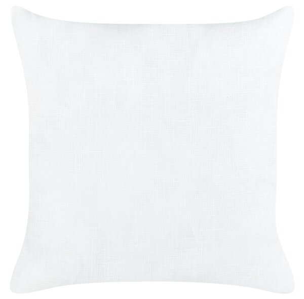 2 db díszpárna MINDALA Vászon 50 x 50 cm Törtfehér Feliratos