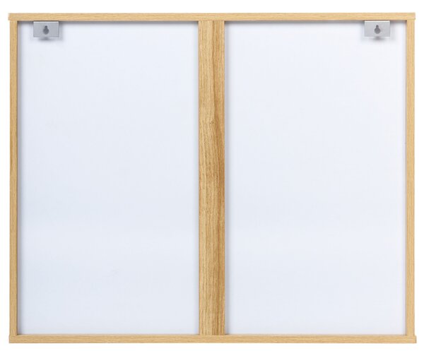 Falitükör ROSELL 80 cm 65 cm Világosbarna