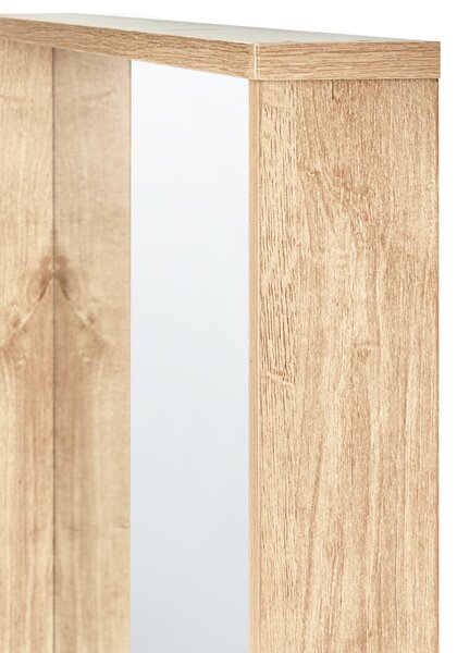 Falitükör ROSELL 80 cm 65 cm Világosbarna
