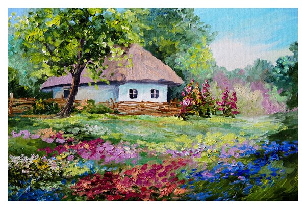 Kép - Vendégház (90x60 cm)