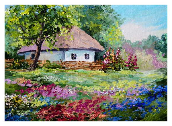 Kép - Vendégház (70x50 cm)