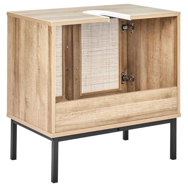 Mosdószekrény ROSELL 60 cm Világosbarna