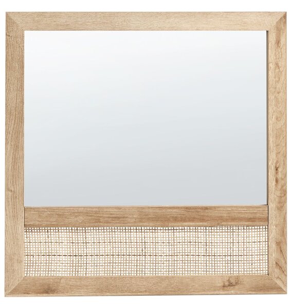 Falitükör ROSELL 60 cm 60 cm Világosbarna