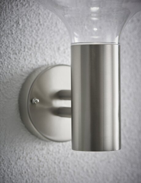 Endon modern kültéri led lámpa roko átlátszó szálcsiszolt acél end67701 IP44