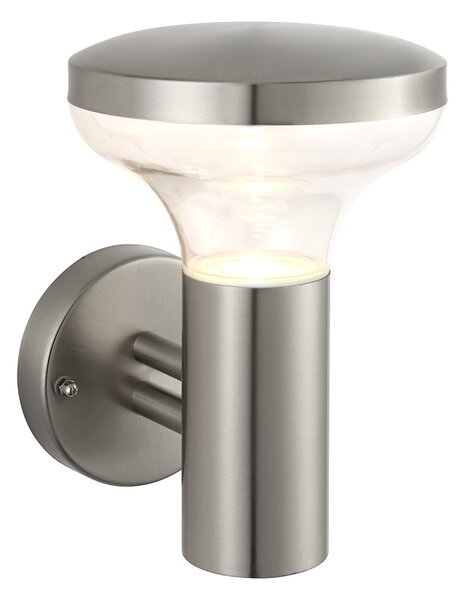 Endon modern kültéri led lámpa roko átlátszó szálcsiszolt acél end67701 IP44
