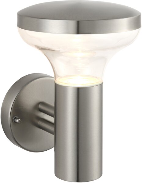 Endon modern kültéri led lámpa roko átlátszó szálcsiszolt acél end67701 IP44