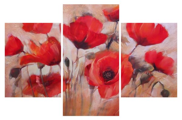 Kép - Farkas mák (90x60 cm)