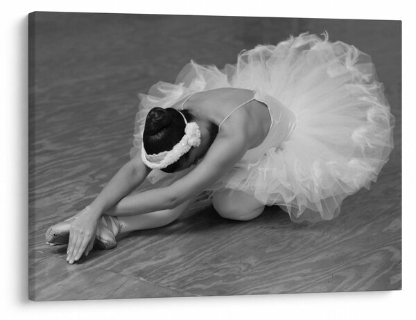 Kép - Balerina, fekete-fehér (70x50 cm)