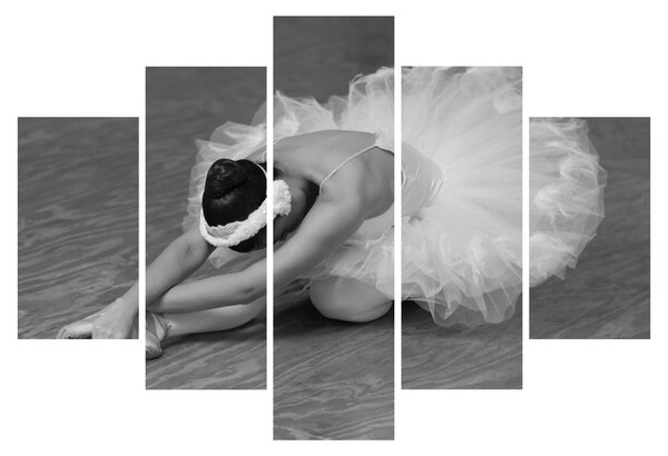 Kép - Balerina, fekete-fehér (150x105 cm)