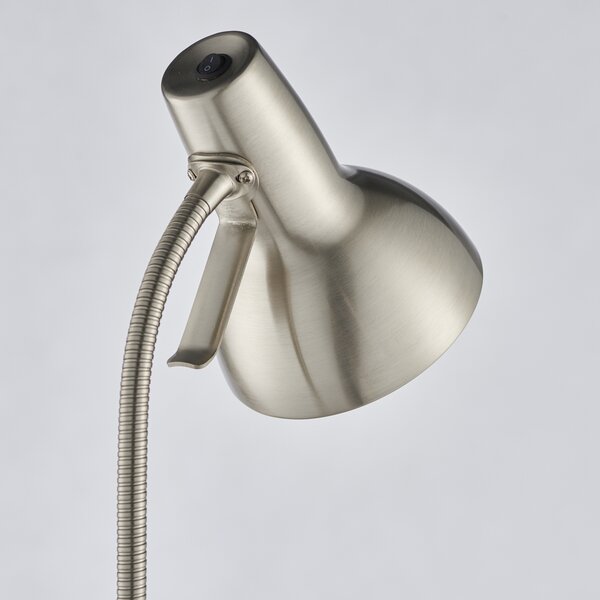 Endon modern állólámpa amalfi fehér szatén nikkel end76606