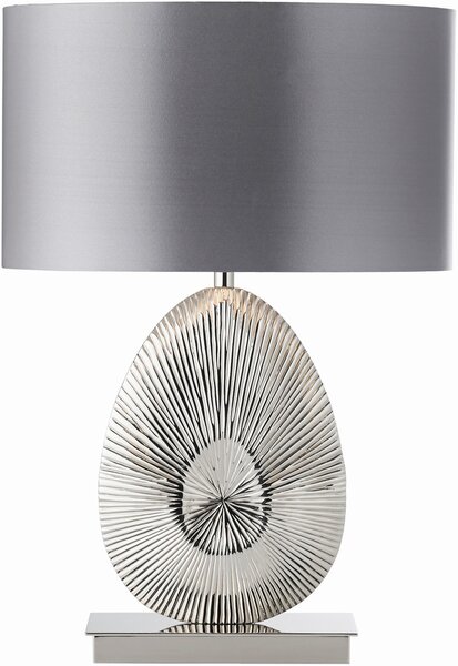 Endon glamour modern asztali lámpa simeto polírozott nikkel szürke endeh-simeto-tl