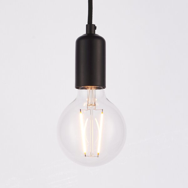 Endon modern vintage függeszték studio matt fekete end76583