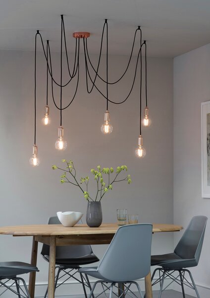 Endon modern vintage függeszték studio réz end76580
